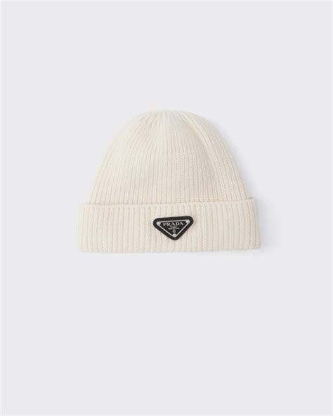 prada cap women|Prada beanie white and pink.